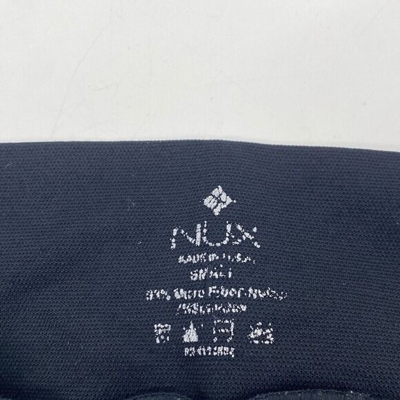 Nux Shapewear Perforated Capri Stretch Compression Tights Legging Mid-Rise Black - Picture 8 of 8